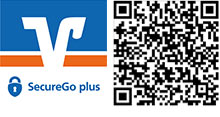 VR SecureGo plus Grafik: VR-SecureGo-plus-App-Icon inklusive QR-Code