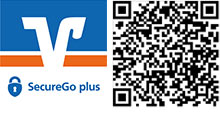 VR SecureGo plus Grafik: VR-SecureGo-plus-App-Icon inklusive QR-Code